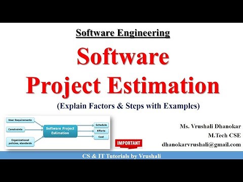SE 34: Software Project Estimation with Examples #softwareengineering ‪@csittutorialsbyvrushali‬