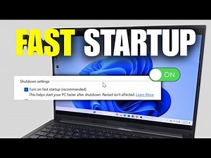 How To Turn On Fast Startup Windows 11 (2025)