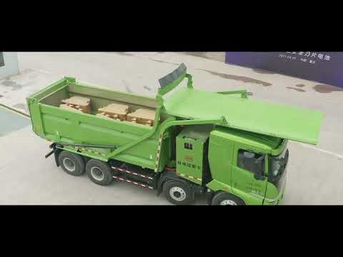 BYD Blade Battery Truck Crush test
