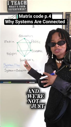 Matrix code p.4 Why Systems Are Connected