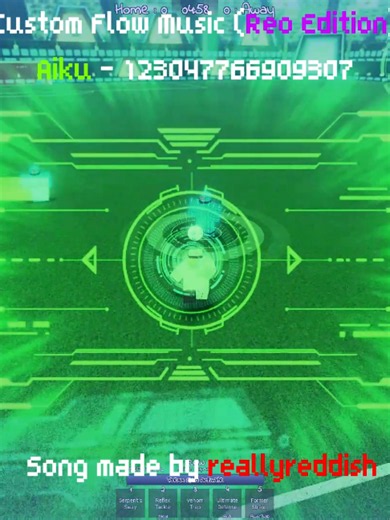 Custom Flow Music (Reo/Aiku) - I'll upload more when I'm home. #Azl #azurelatch #roblox #aiku #bluelock