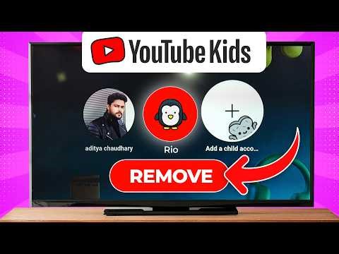 Remove YouTube Kids Profile | How To Sign Out Of YouTube Kids On Smart TV