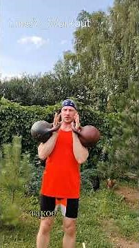 Жим гирь над головой