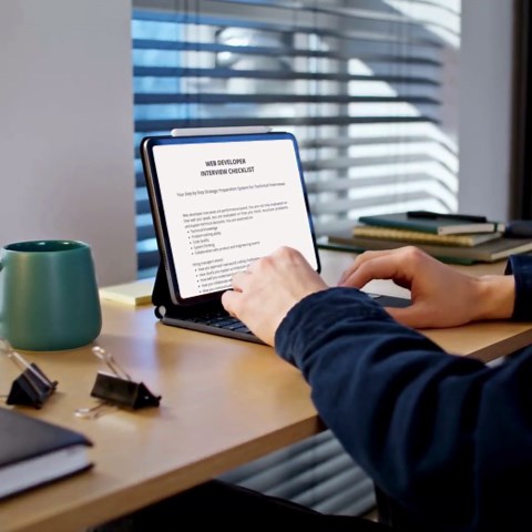 Web Developer Interview Checklist | Developer Interview Prep Guide | Front End Back End Tech Job Interview Preparation - Etsy