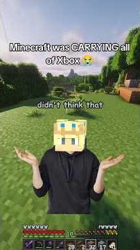 Minecraft was literally CARRYING Xbox 😭 #gaming #news