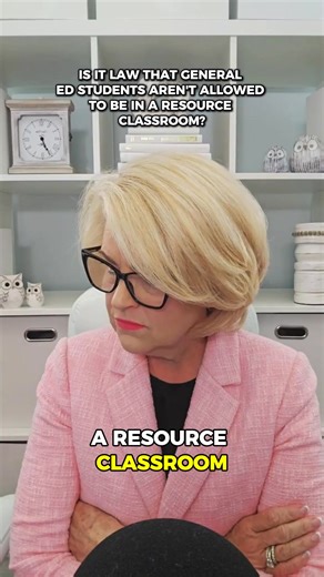 Resource classrooms are designed for specialized instruction, but misconceptions often create confusion about whether general education students can ever be there. #SpecialEducationBoss #ResourceRoom #IEP #EducationRights #ParentAdvocate | Special Education Boss