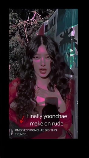 finally yoonchae make on rude