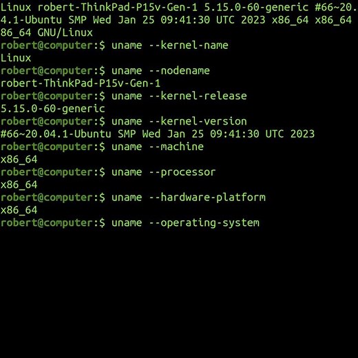 The 'uname' Command In Linux