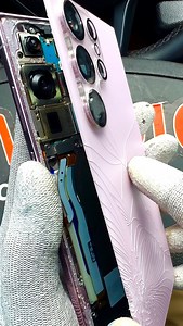 Back glass needed some🥛 #satisfying #asmr | IMedic Cell Repair LLC