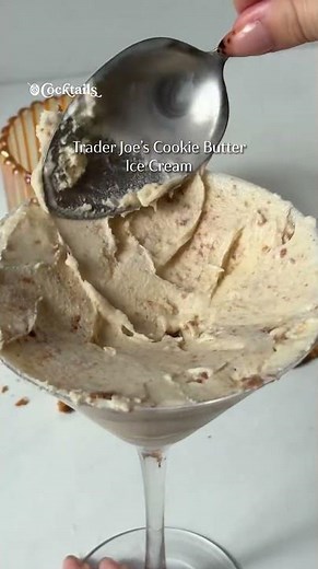 Trader Joe's Cookie Butter Affogato #cookiebutter #traderjoes #recipes #shorts