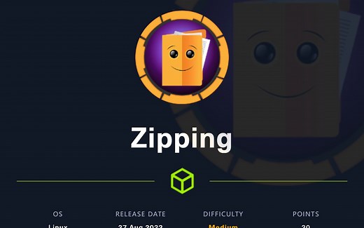 hackthebox Zipping - 红队之路 30 最新Zipping靶机渗透全过程 全网首发