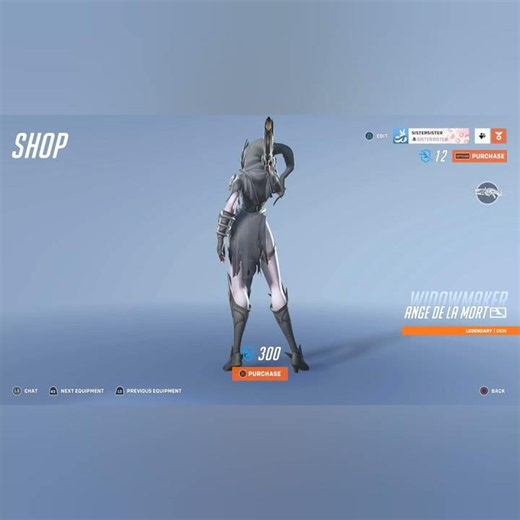 Overwatch: Ange De La Mort Widowmaker Skin✨️