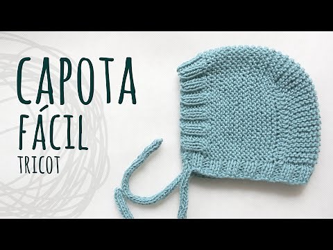 CÓMO TEJER CAPOTA BEBÉ SÚPER FÁCIL | Lanas y Ovillos