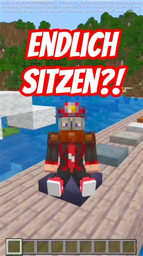 Finally able to sit?! 🧘 New Update | Minecraft Bedrock Preview