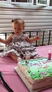 Baby wants to touch candle