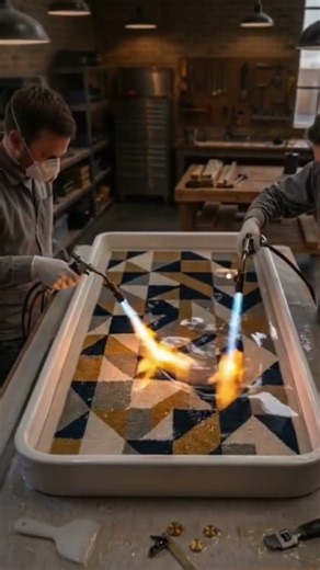 How a Luxury Epoxy Resin Coffee Table is Made | Start to Finish