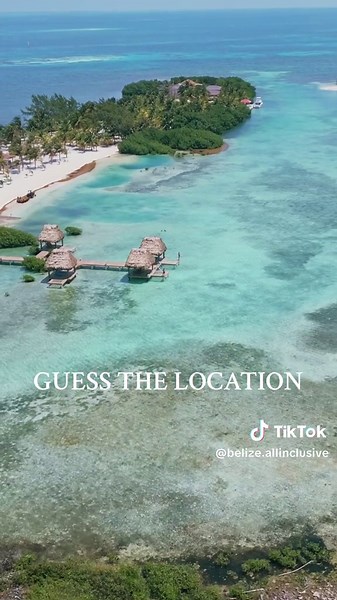 Think you know paradise? Guess the location of this breathtaking private island resort with crystal-clear waters! Here's a hint: It's just a short flight away from major US cities, boasts the world's second-largest barrier reef, is a UNESCO World Heritage Site, features lush jungle and rainforests, and is a cultural melting pot. Are you ready to discover #Belize?