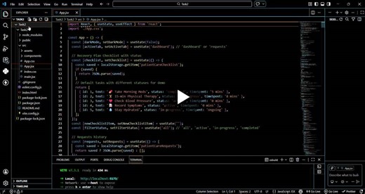 #webdevelopment #reactjs #frontend #healthcare #internship #apexplanet #student #task2 #learninginpublic | sanjana anandan
