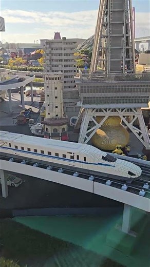 Japan's Shinkansen in LEGO Miniland