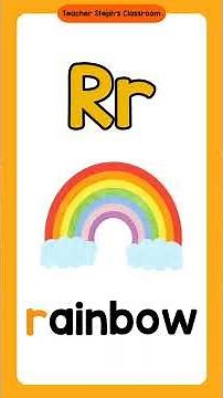 Let's Learn Letter Rr | Letter Rr Sound and Examples #phonics #abcd #alphabets