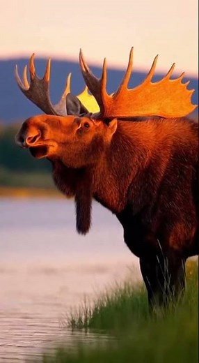 Intense Moose Sound by the Lake 🌊🦌