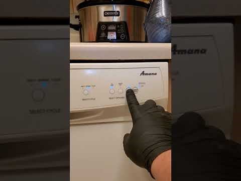 Amana Dishwasher Diagnostic mode