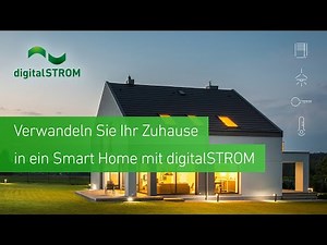 Erfahren Sie in einer Minute wie auch Ihr Zuhause ein Smart Home werden kann. Mit digitalSTROM.