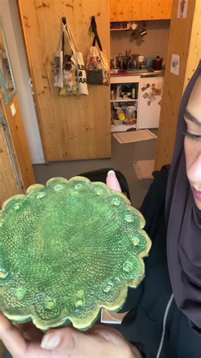 Olive Green and Gold Dragon Clay Sculpture Ideas