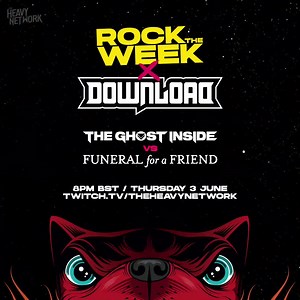 16K views · 81 reactions | Put your Download knowledge to the test tonight as we partner with The Heavy Network to bring you a special edition of their Rock The Week quiz. 落 Join FUNERAL FOR A FRIEND, The Ghost Inside, Jon Mahon, Tasmin Taylorand more tonight from 8pm on Twitch.  twitch.tv/theheavynetwork | Download Festival | Facebook