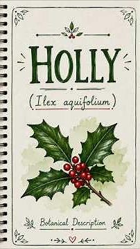 🌿 Holly – Nature's Evergreen Beauty.🍃 Timeless green, endless elegance.❤️ #greenlovers