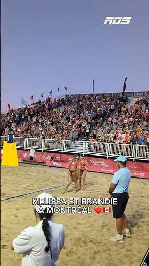 Une vague d’amour pour Melissa Humana-Paredes et Brandie Wilkerson au Beach Pro Tour à Montréal ⛱️