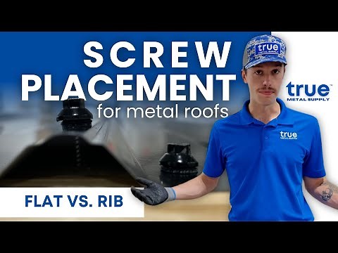 Flat or Rib? Where Should You Install Your Metal Roofing Screws?