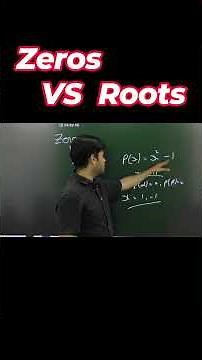 Zeros ≠ Roots? Understand this big concept 🔥