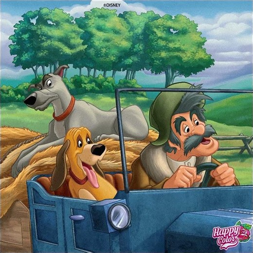 [Happy Color] The Fox and the Hound #8