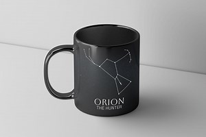 Orion Star Constellation Coffee Mug | 11oz Black Astronomy Gift for Space Lovers - Etsy