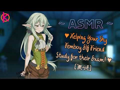 [ASMR] Helping Your Shy Elf Femboy Friend Study! | [Ear Focus] [Personal Attention] [M4A]