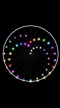 dynamic phase graphic effects for 2 balls #satisfyingvideo