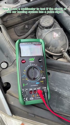 Testing Car Heating System Circuit with Multimeter | DUOYI