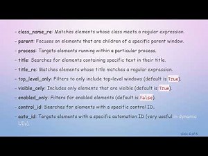 How to Access the class name in a Child Window with Pywinauto