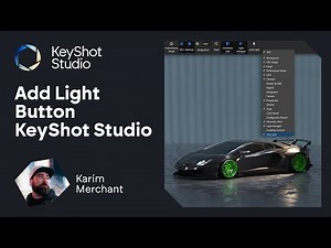 How to Get Started With KeyShot - New Add Light Button In KeyShot Studio