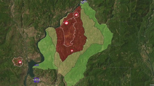 Crown Creek Fire burns over 14,000 acres - NewsBreak