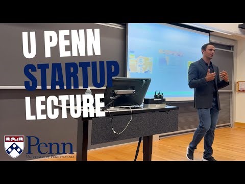 UPenn Lecture - Life Science Startup Journey and Venture Studios