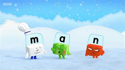 Alphablocks.S03E02.Snowman