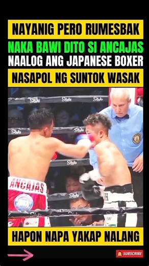 JERWIN ANCAJAS! MABANGIS PARIN! J@PANESE BOXER NASAPOL NG SUNTOK WASAK!