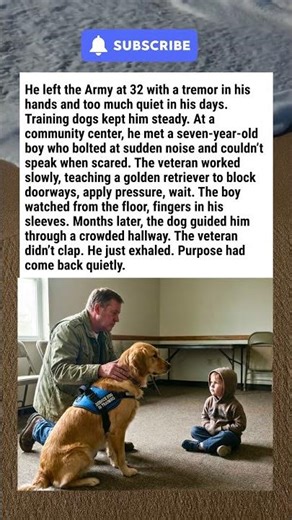 Veteran Trains Service Dog For Child