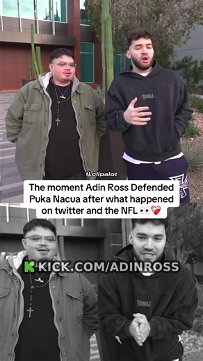 The moment Adin Ross Defended Puka Nacua after what happened on twitter and the NFL 👀❤️‍🩹 #adinross
