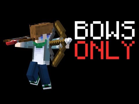 I Beat Minecraft Using ONLY Bows, It Was Alright