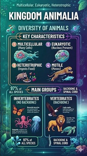 kingdom Animalia #science #biology