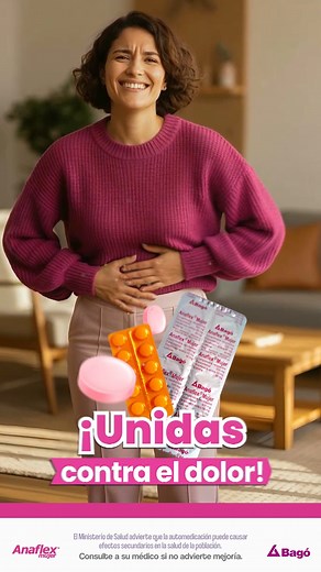 🕒 Con acción rápida y duración prolongada, Anaflex Mujer te da ese alivio que necesitas para seguir con tu rutina sin pausas. No dejes que el dolor te frene. ¡Tú puedes con todo! #MujerAnaflex #SaludyBienestarBagó #Bolivia | Mujer Anaflex