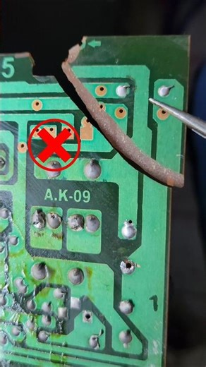 Broken Pcb Repair Easley #shorts #repair #pcb #trending #soldering #electrical